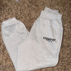 COMFRT Kids Light Gray Jogger Sweatpants — Cozy Everyday Bottoms